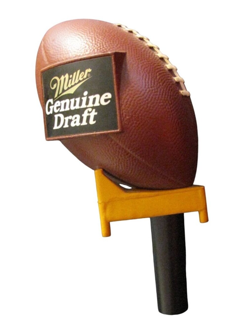 Miller Genuine Draft Football Tee Kickoff Draft Beer Tap Pull Handle